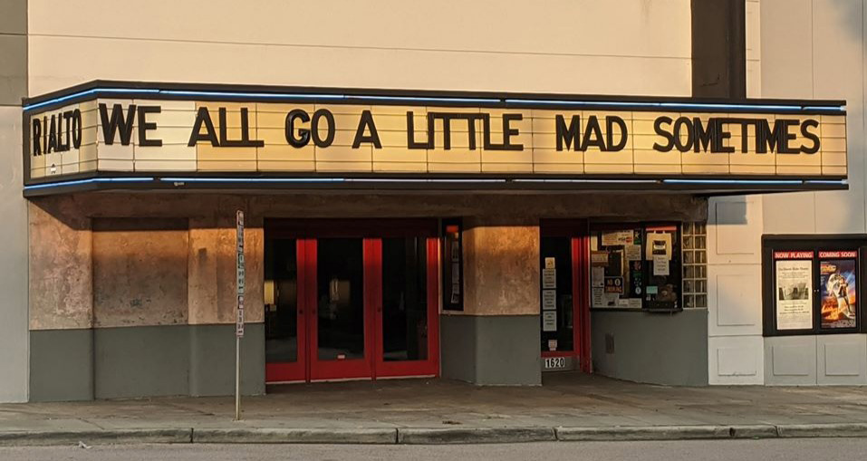 Rialto Theatre's Famous Marquee in Raleigh, NC